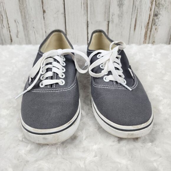 Vans Gray Sneakers W-7 M-5.5 - Picture 4 of 8